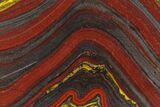 Polished Tiger Iron Stromatolite - Billion Years #129221-1